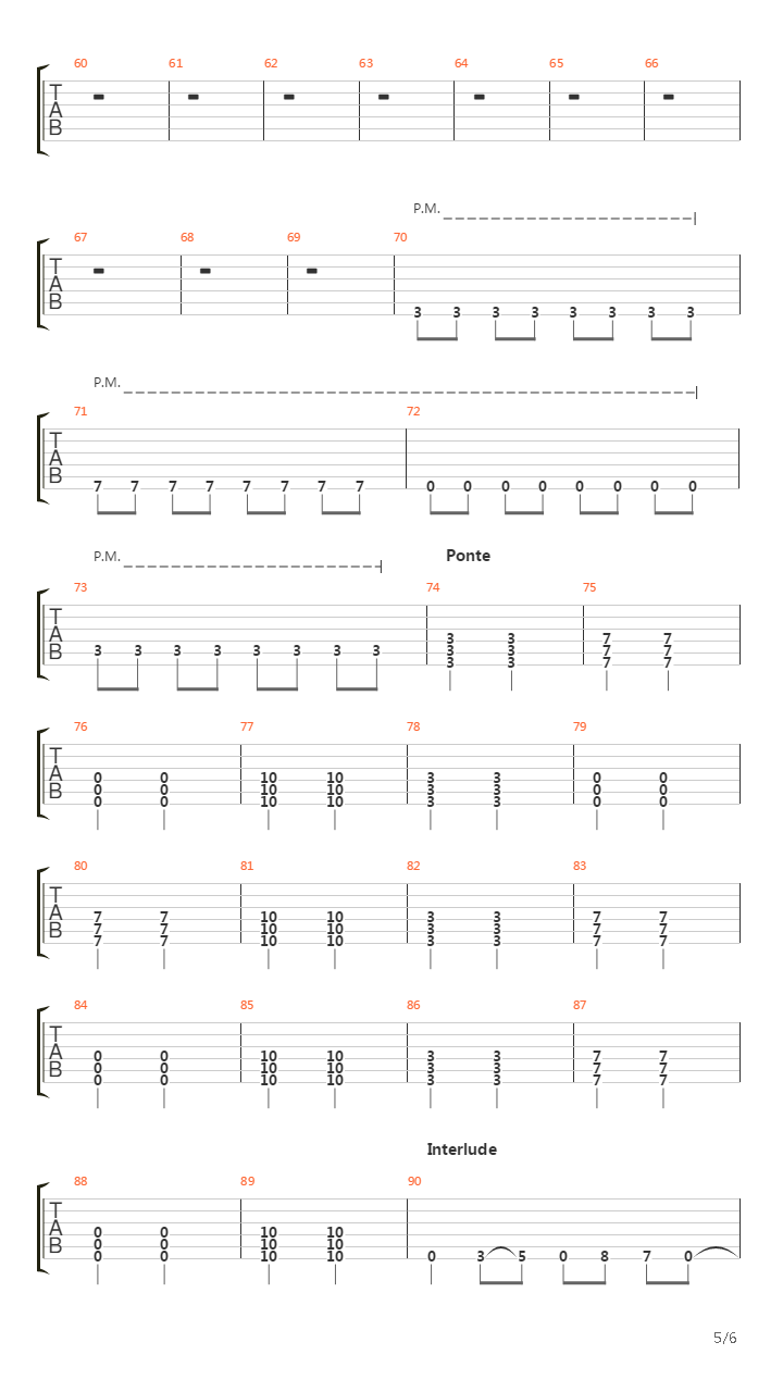 The Flame In All Of Us吉他谱