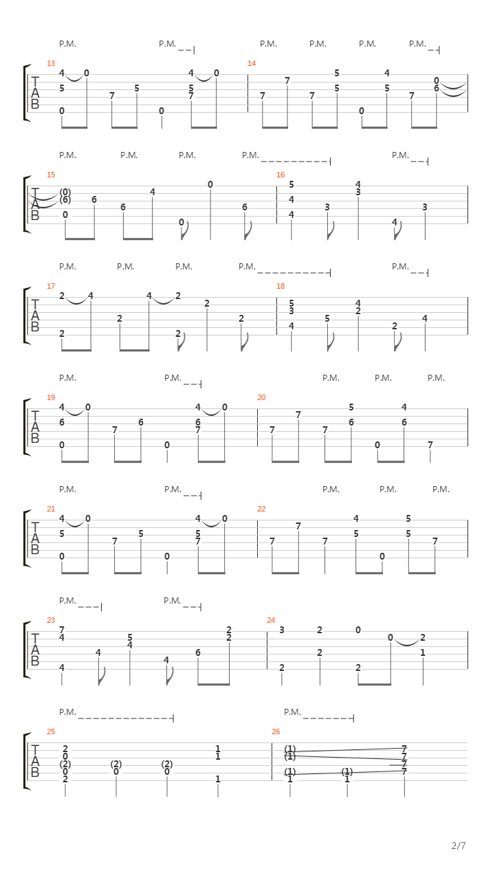 The Bug吉他谱