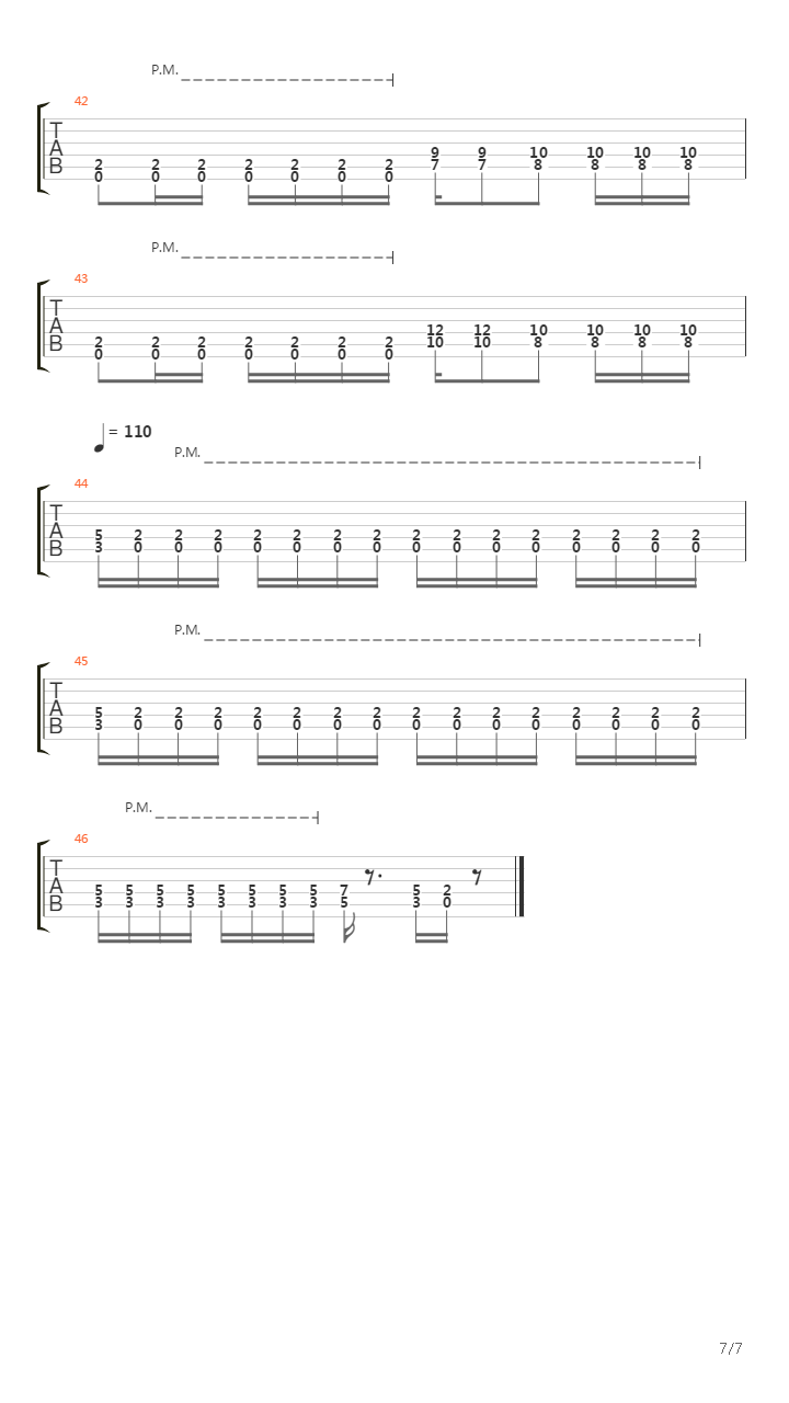 Warfare吉他谱