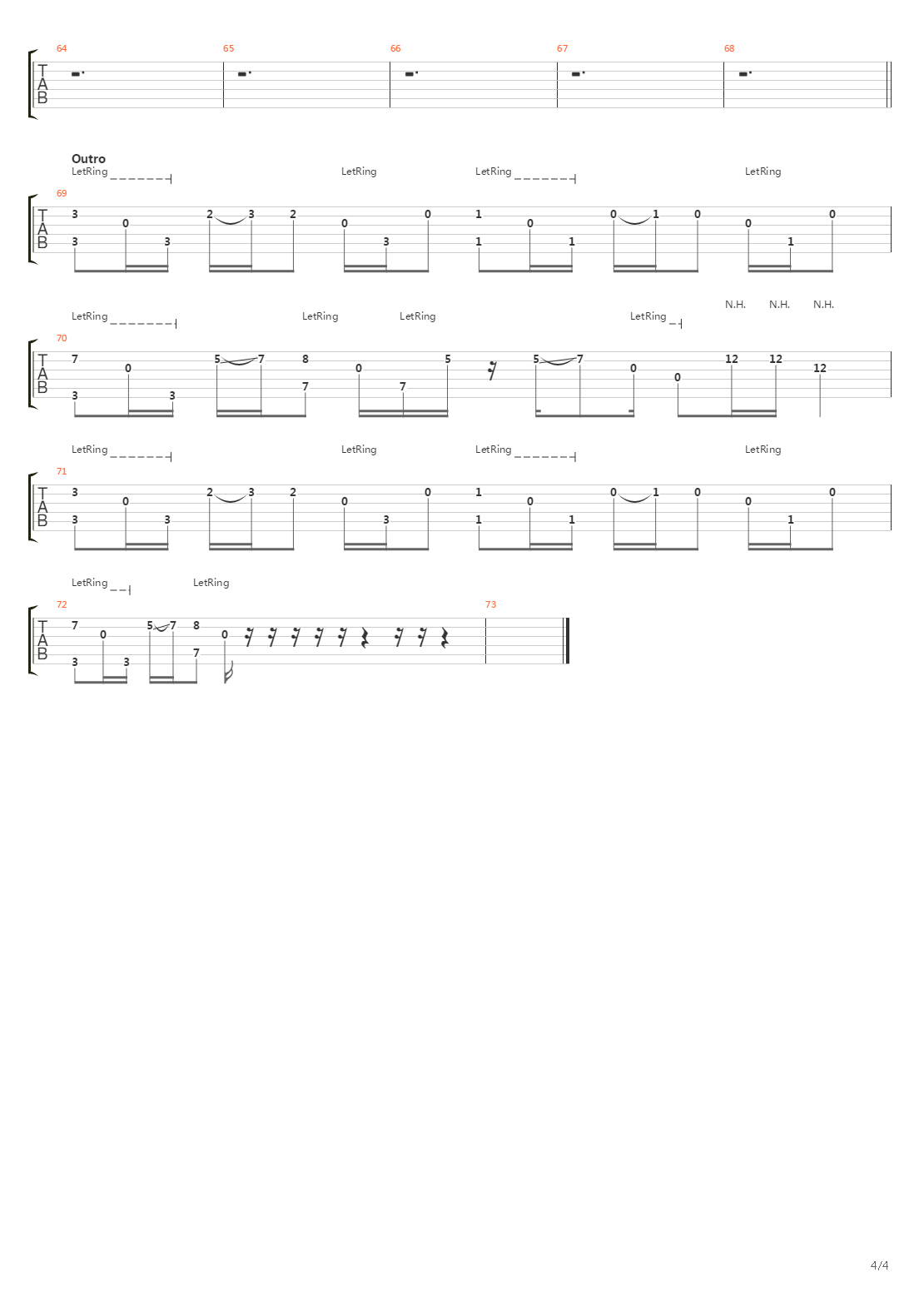 Providence吉他谱