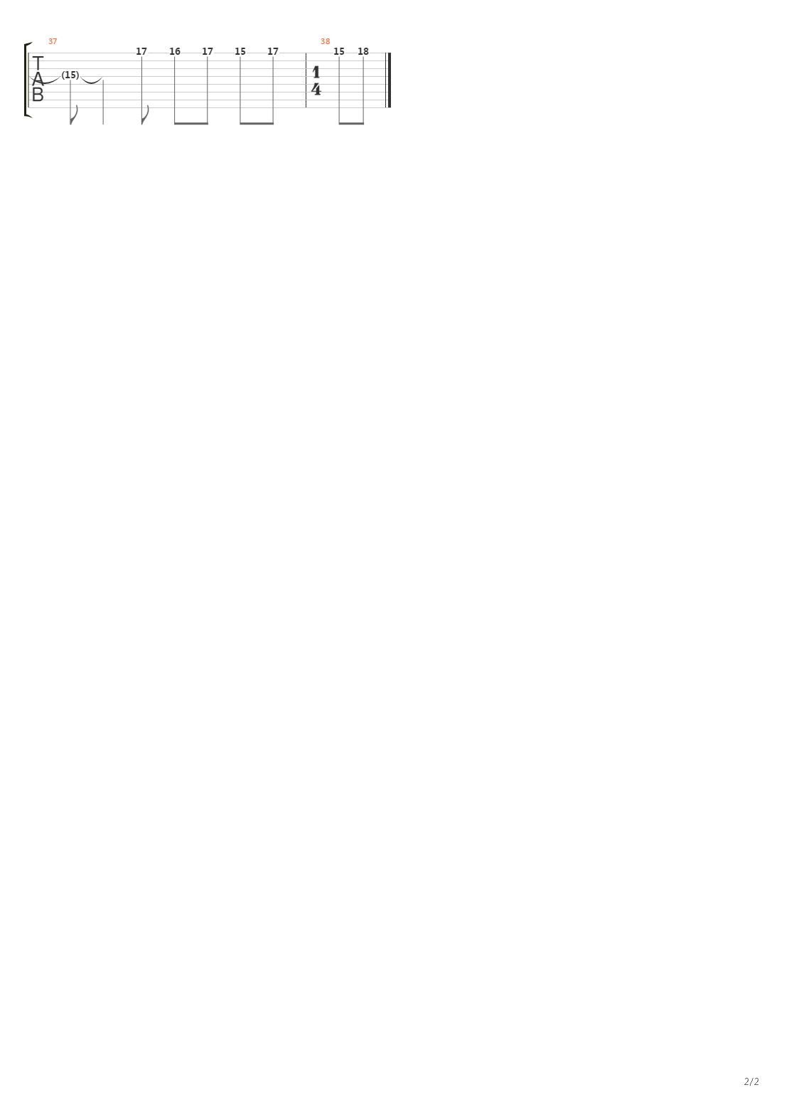 Broke吉他谱
