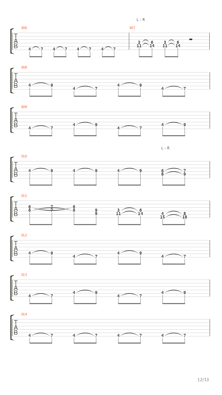 Tractor Pull吉他谱