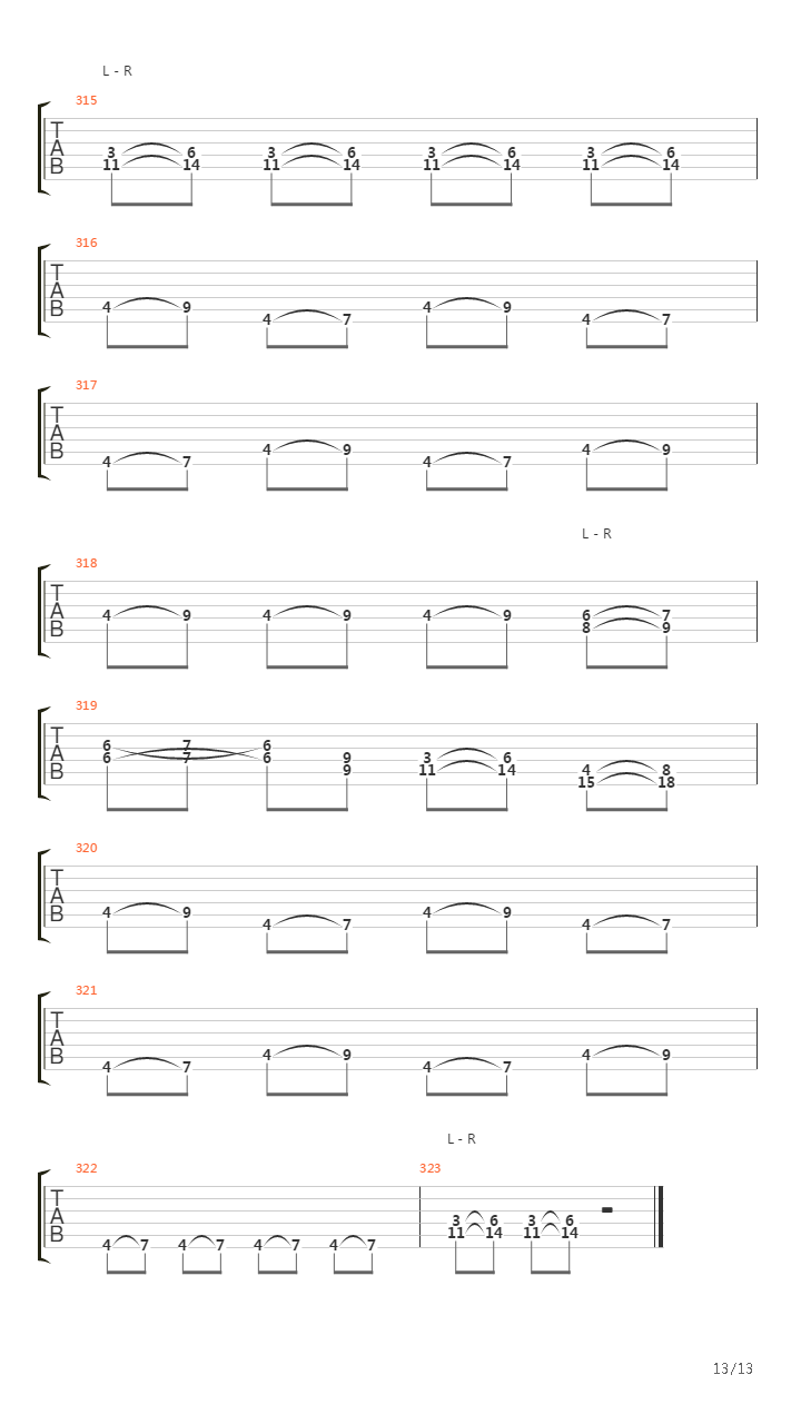 Tractor Pull吉他谱