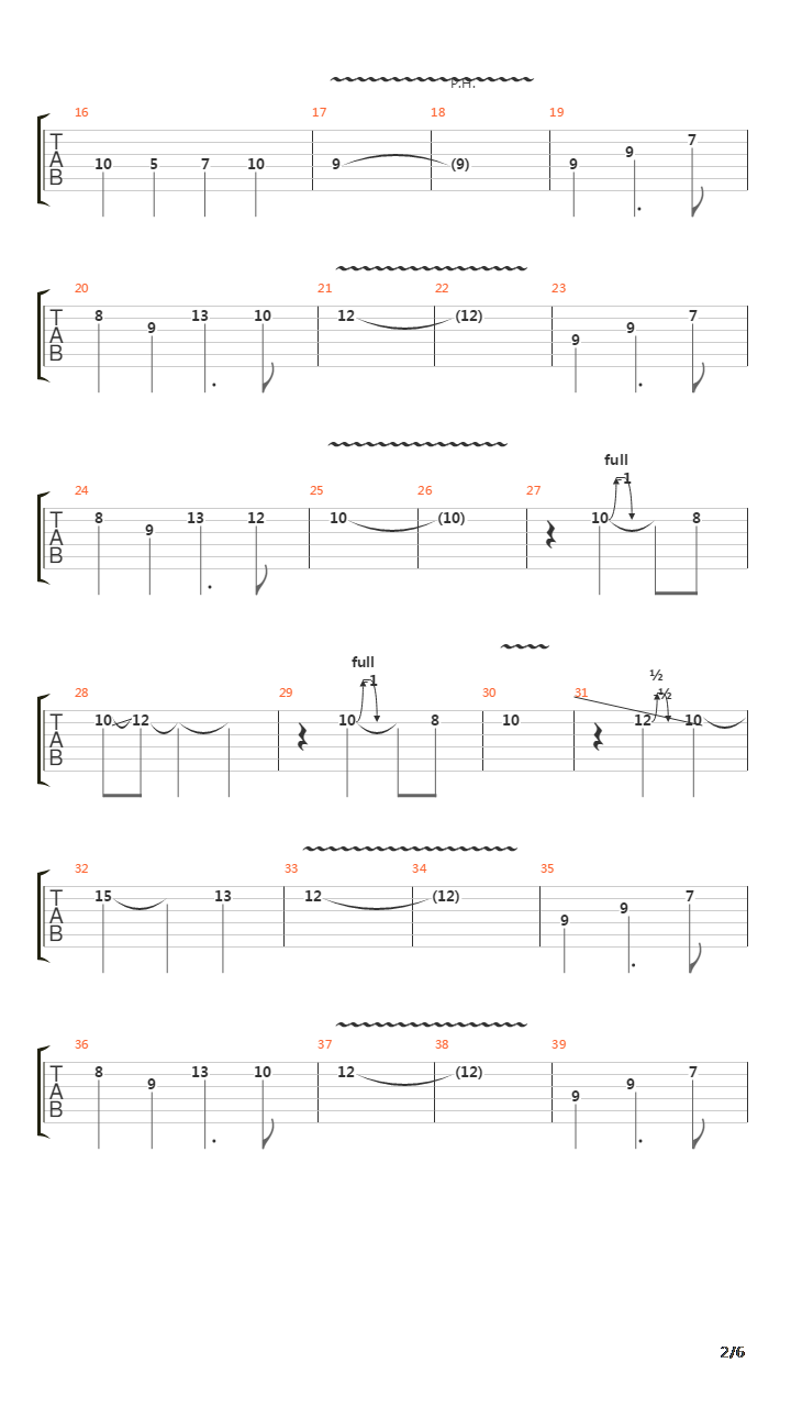 西游记片头曲（电吉他乐队谱）吉他谱