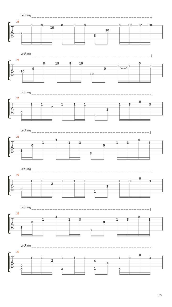 【潇潇指弹改编】《你的名字》插曲《黄昏之时》吉他谱