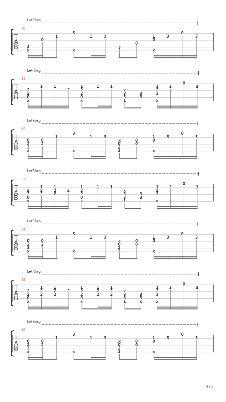 【潇潇指弹改编】《你的名字》插曲《黄昏之时》吉他谱