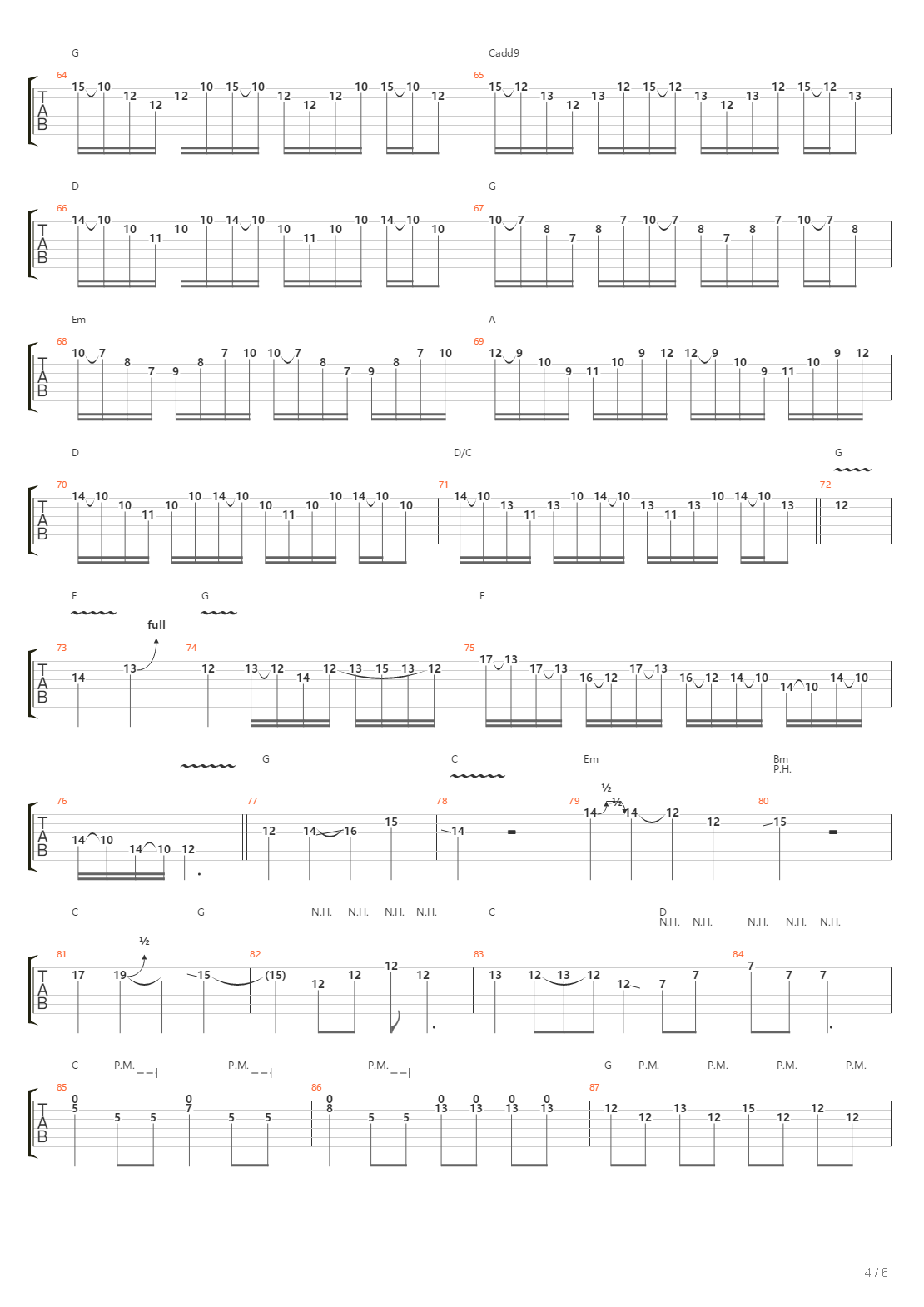 地狱训练 第五册 全章节精编GTP STAGE 3 [精品] （本网首发）吉他谱