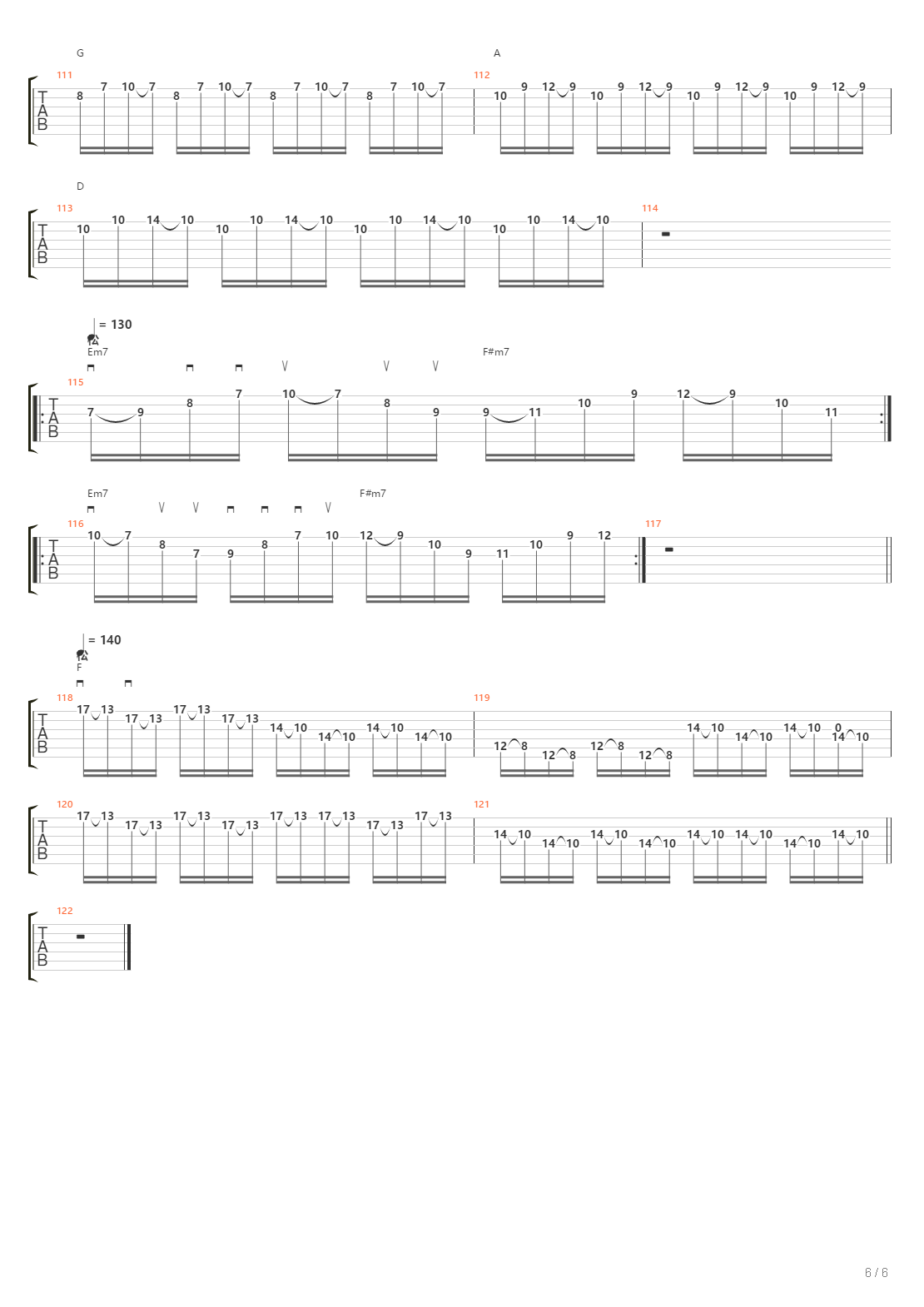 地狱训练 第五册 全章节精编GTP STAGE 3 [精品] （本网首发）吉他谱