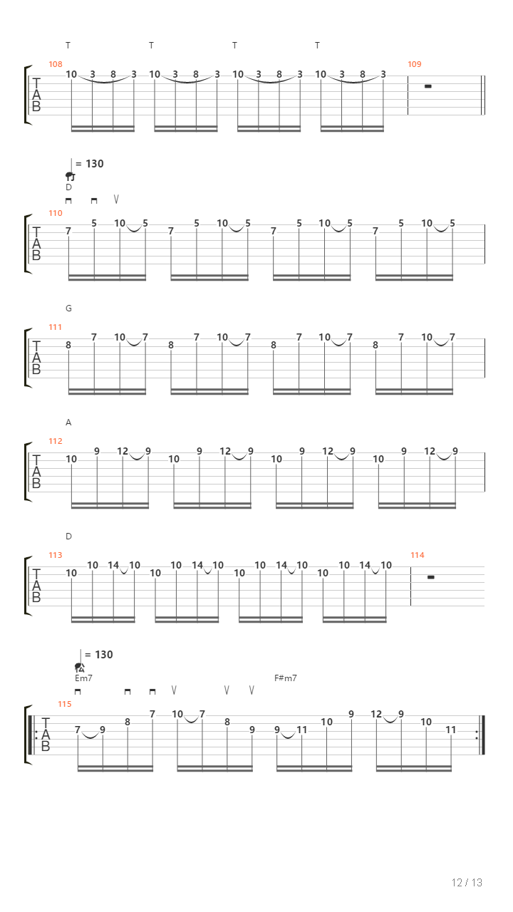 地狱训练 第五册 全章节精编GTP STAGE 3 [精品] （本网首发）吉他谱