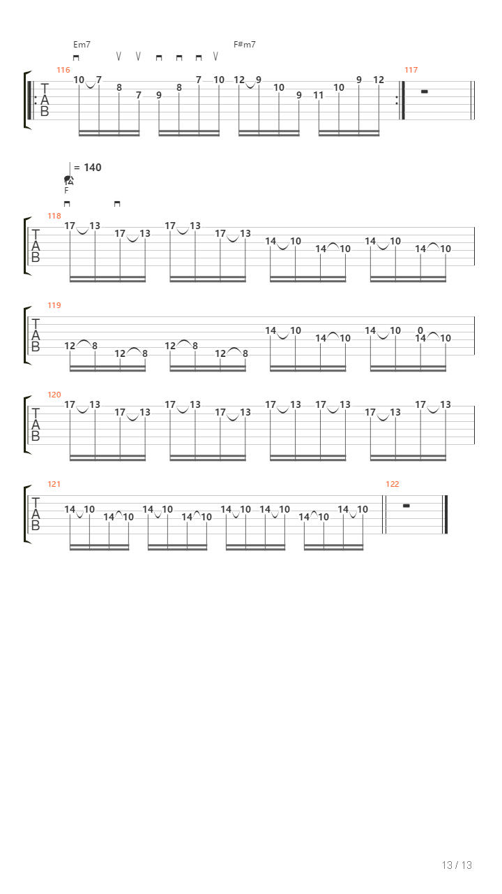 地狱训练 第五册 全章节精编GTP STAGE 3 [精品] （本网首发）吉他谱