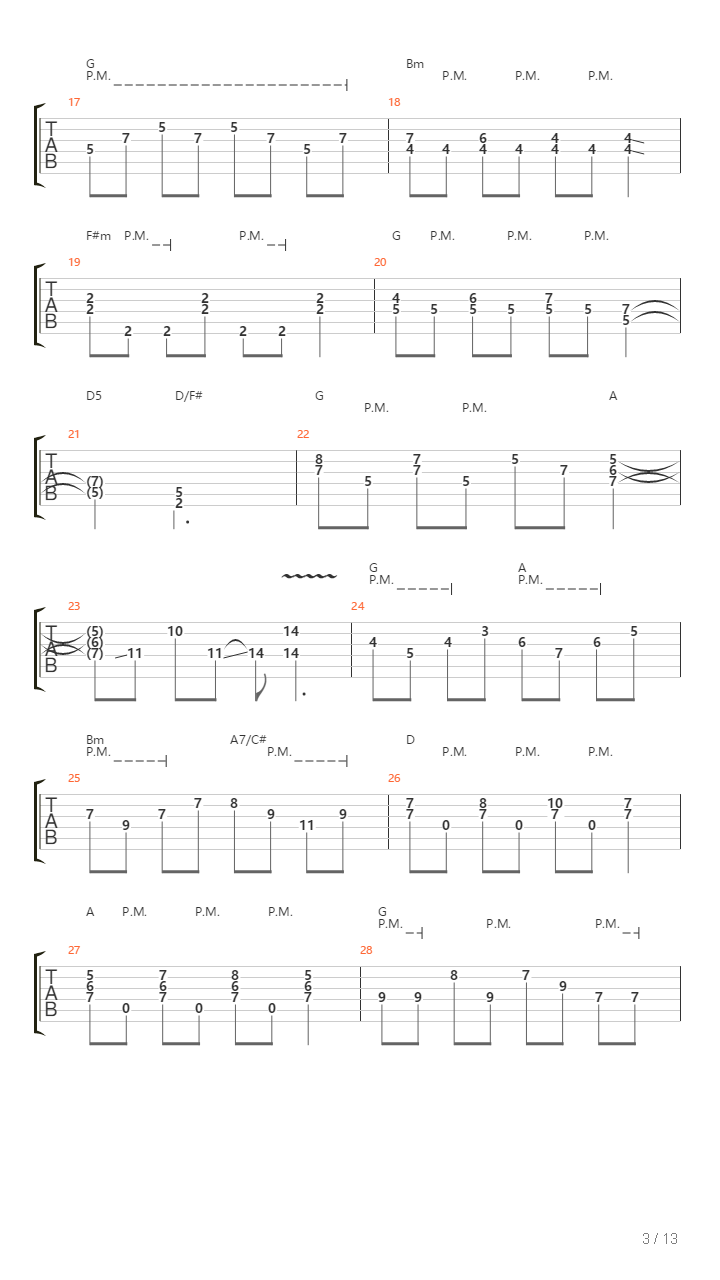 地狱训练 第五册 全章节精编GTP STAGE 3 [精品] （本网首发）吉他谱