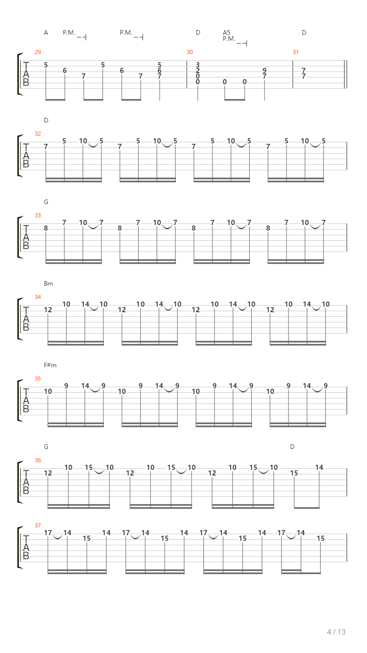 地狱训练 第五册 全章节精编GTP STAGE 3 [精品] （本网首发）吉他谱