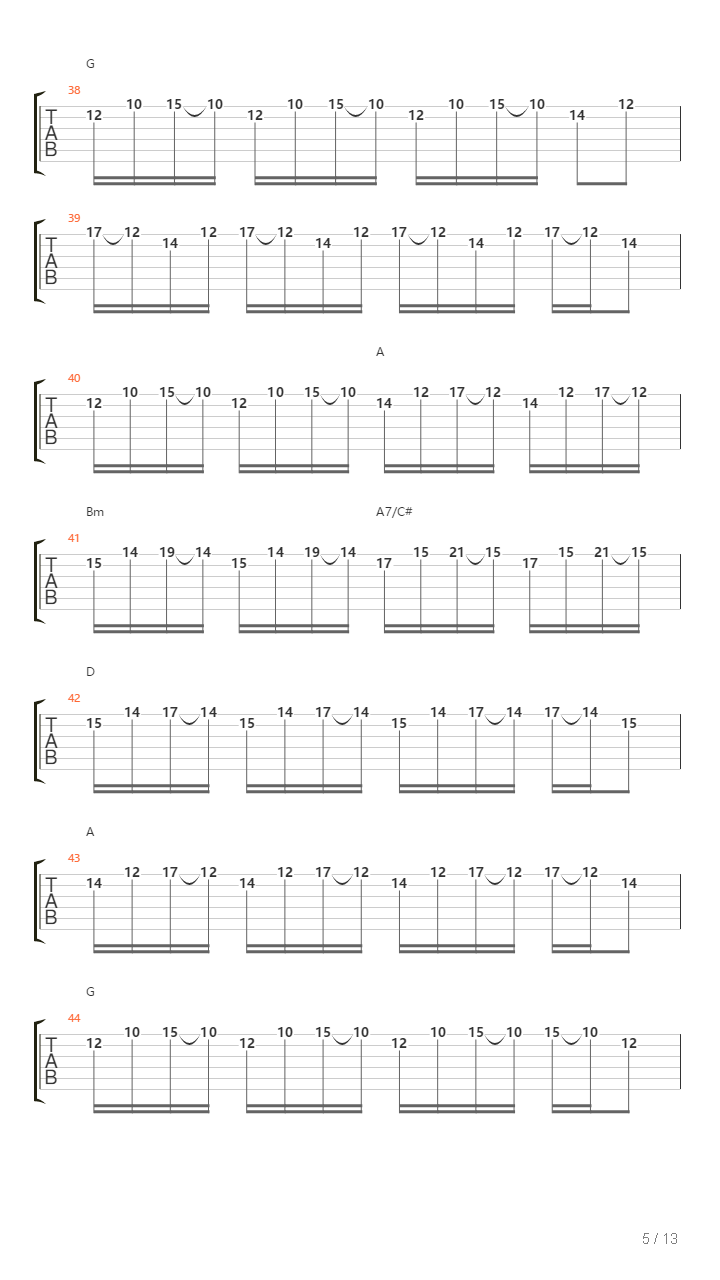 地狱训练 第五册 全章节精编GTP STAGE 3 [精品] （本网首发）吉他谱