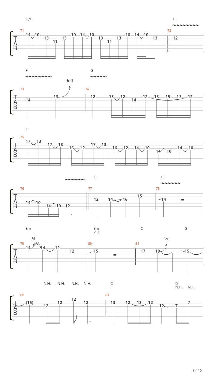 地狱训练 第五册 全章节精编GTP STAGE 3 [精品] （本网首发）吉他谱