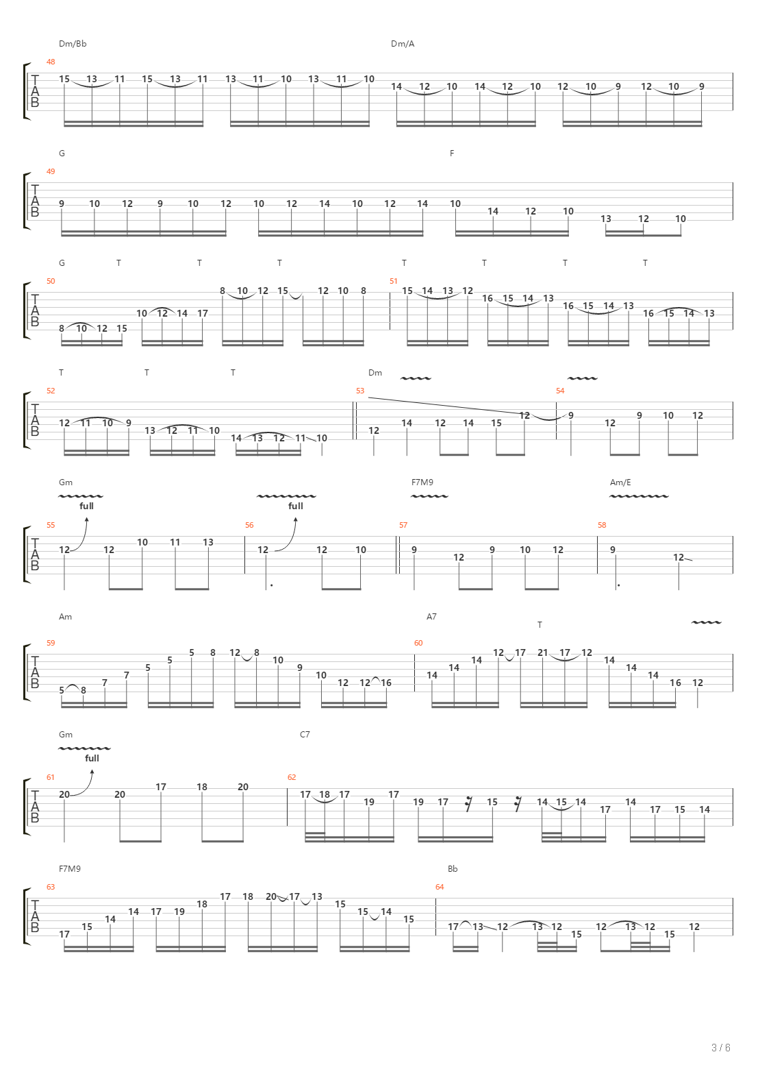 地狱训练 第五册 全章节精编GTP STAGE 4 [精品] （本网首发）吉他谱