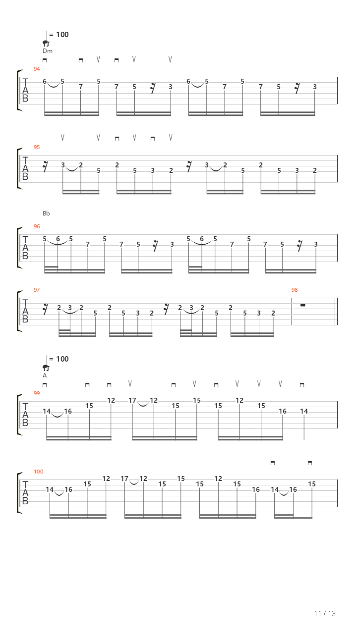 地狱训练 第五册 全章节精编GTP STAGE 4 [精品] （本网首发）吉他谱