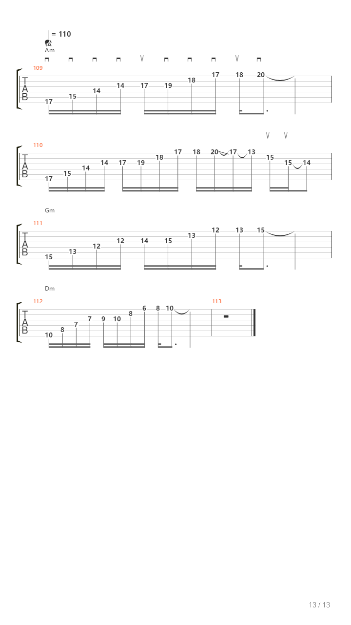 地狱训练 第五册 全章节精编GTP STAGE 4 [精品] （本网首发）吉他谱