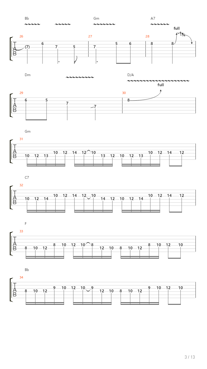 地狱训练 第五册 全章节精编GTP STAGE 4 [精品] （本网首发）吉他谱