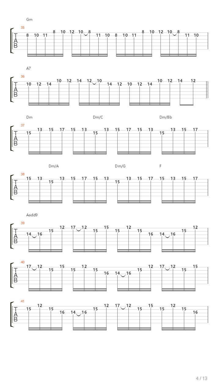 地狱训练 第五册 全章节精编GTP STAGE 4 [精品] （本网首发）吉他谱