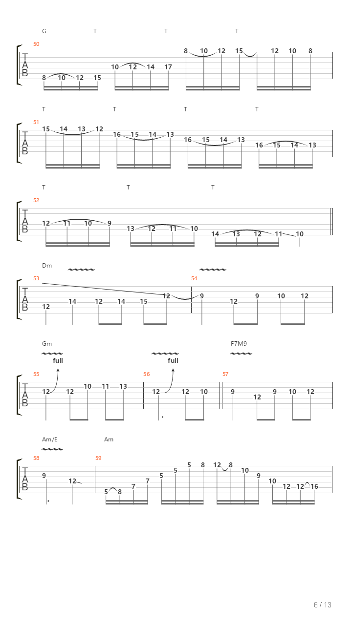 地狱训练 第五册 全章节精编GTP STAGE 4 [精品] （本网首发）吉他谱