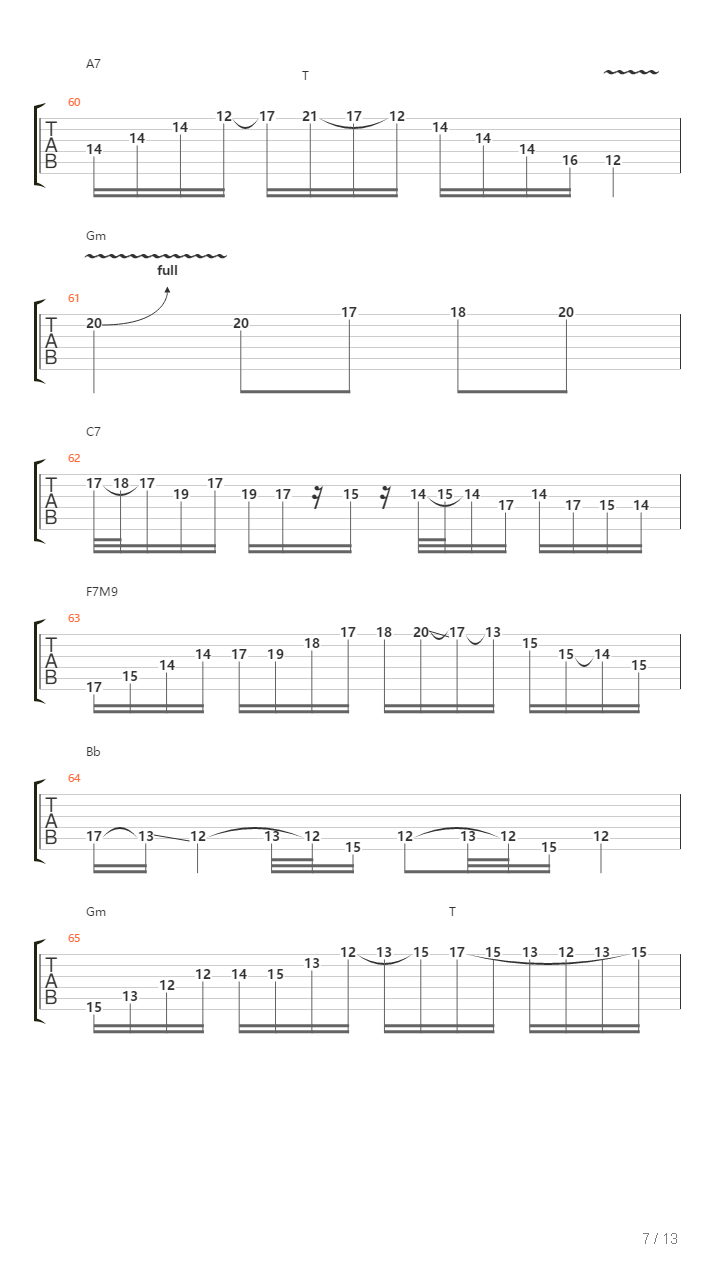 地狱训练 第五册 全章节精编GTP STAGE 4 [精品] （本网首发）吉他谱