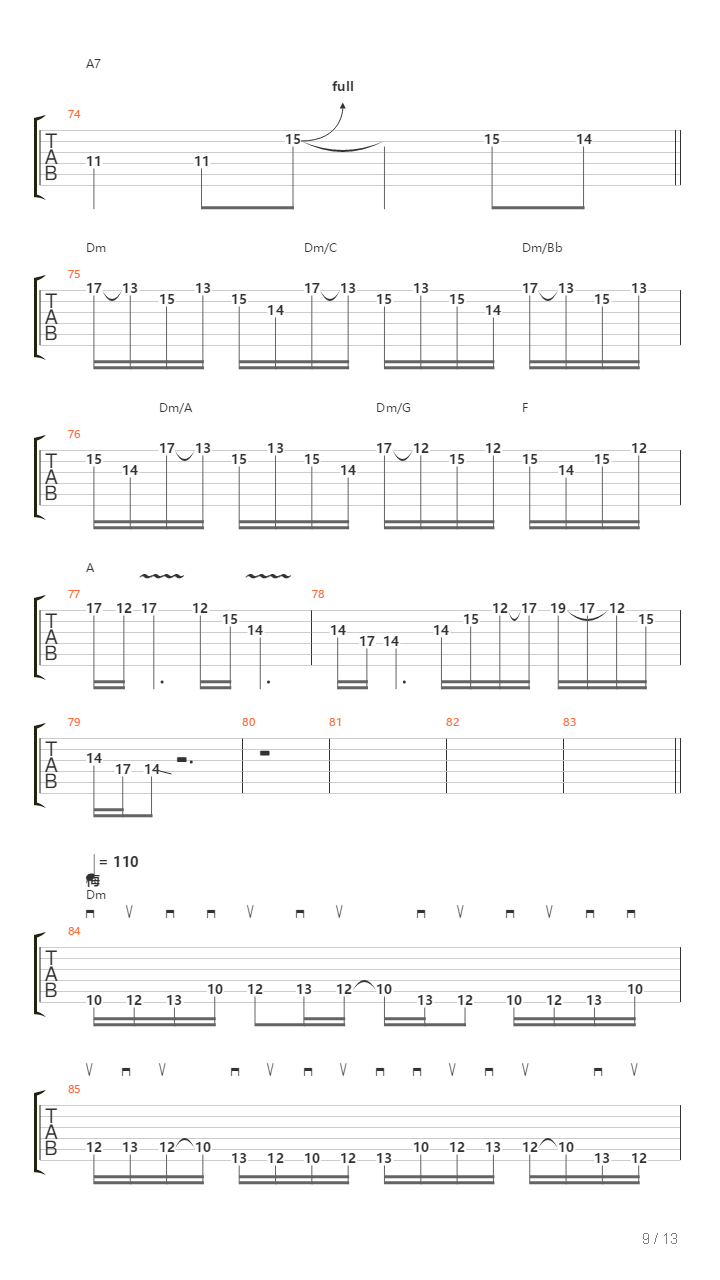 地狱训练 第五册 全章节精编GTP STAGE 4 [精品] （本网首发）吉他谱