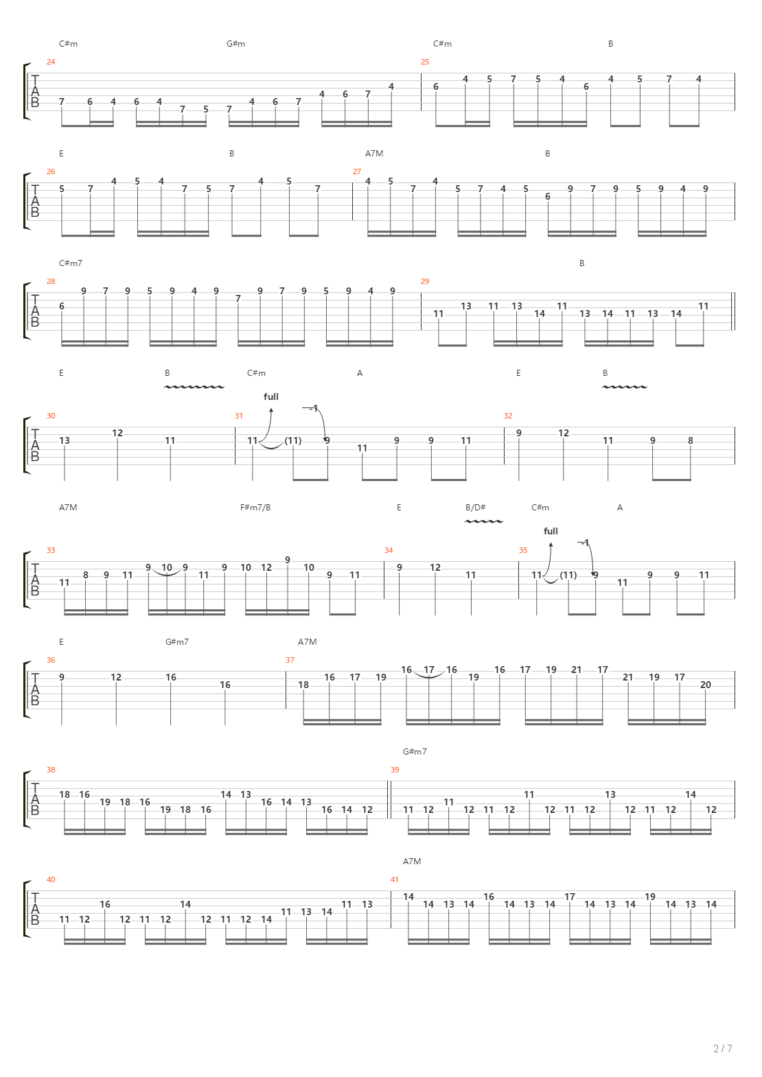 地狱训练 第五册 全章节精编GTP STAGE 6 [精品] （本网首发）吉他谱