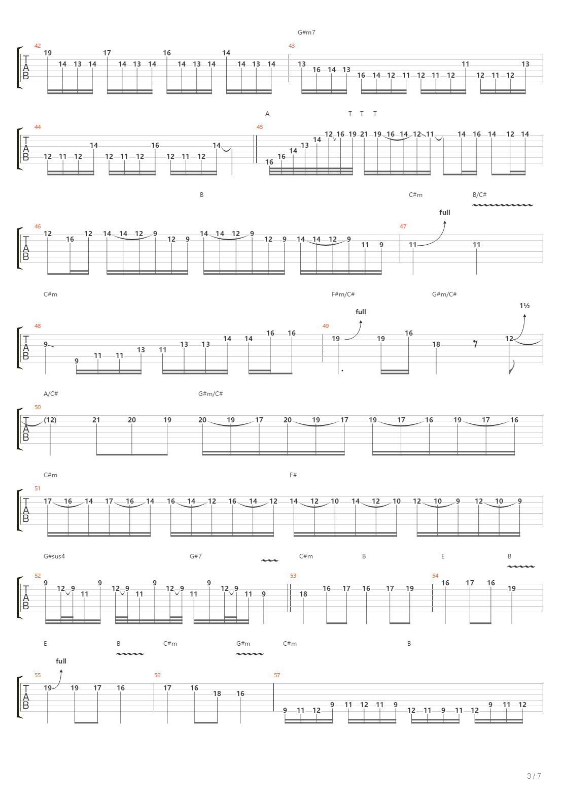 地狱训练 第五册 全章节精编GTP STAGE 6 [精品] （本网首发）吉他谱