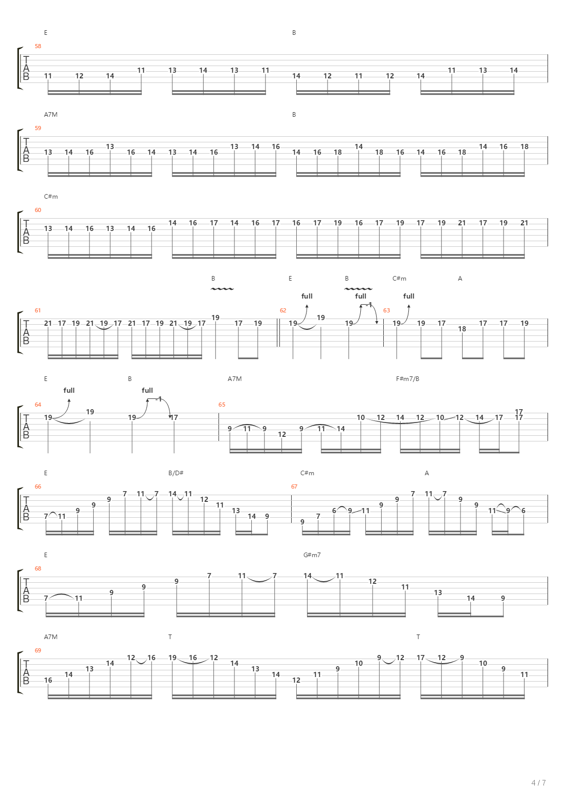 地狱训练 第五册 全章节精编GTP STAGE 6 [精品] （本网首发）吉他谱