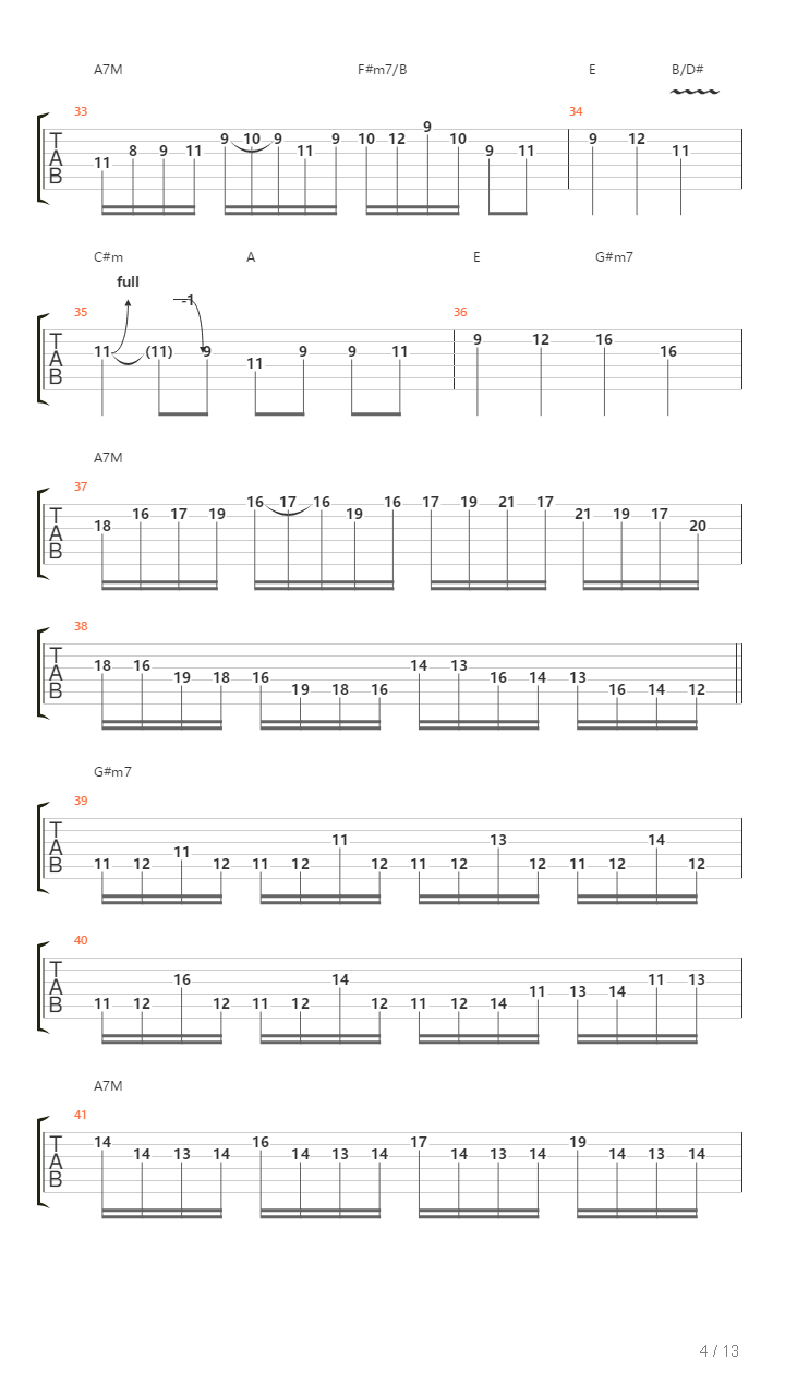 地狱训练 第五册 全章节精编GTP STAGE 6 [精品] （本网首发）吉他谱