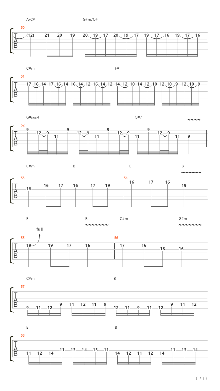 地狱训练 第五册 全章节精编GTP STAGE 6 [精品] （本网首发）吉他谱