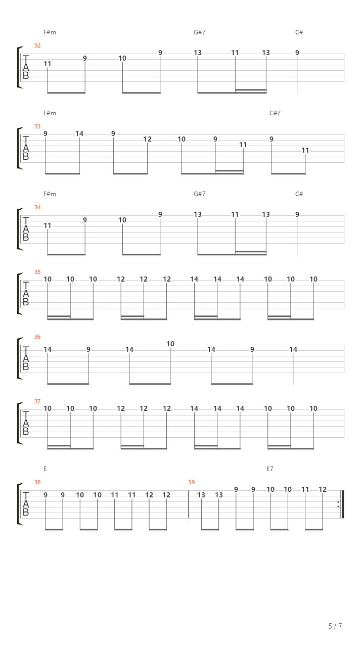 地狱训练 第七册 全章节精编GTP [精品] 12 前奏曲～オペラ「カルメン」より～ Prelude from Opera Carmen （本网首发）吉他谱