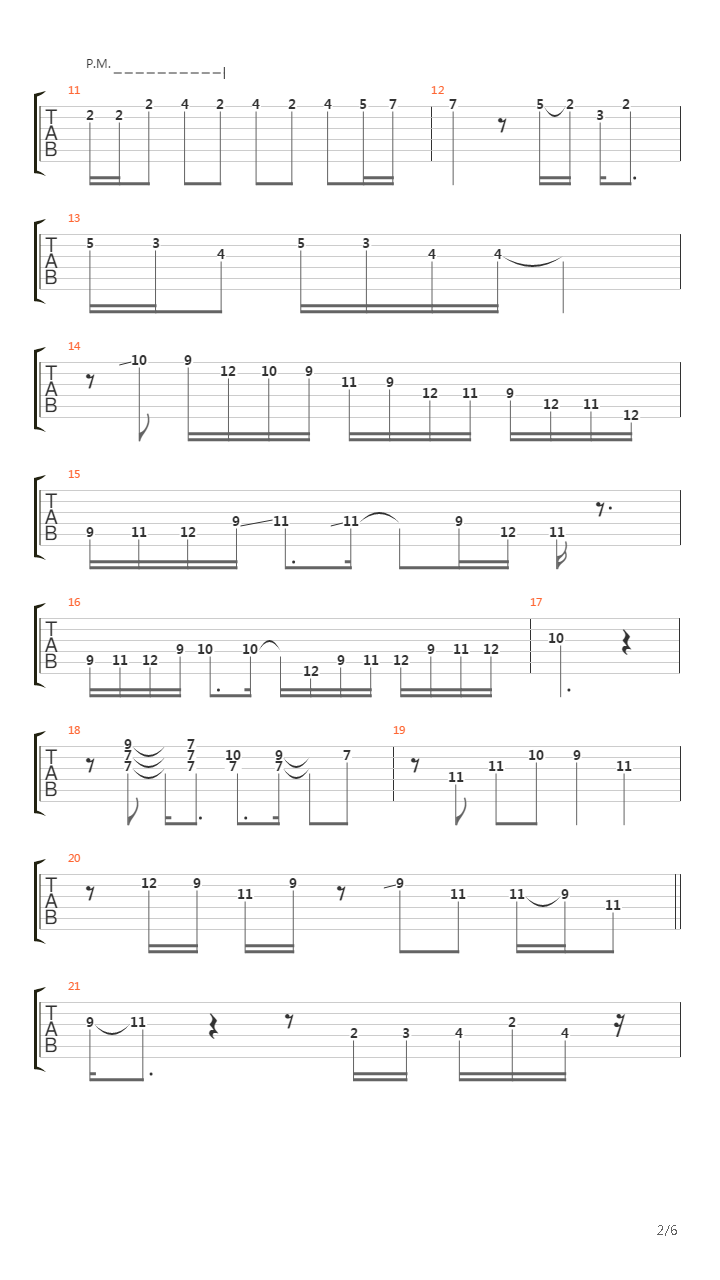 Fusion（solo自扒）吉他谱