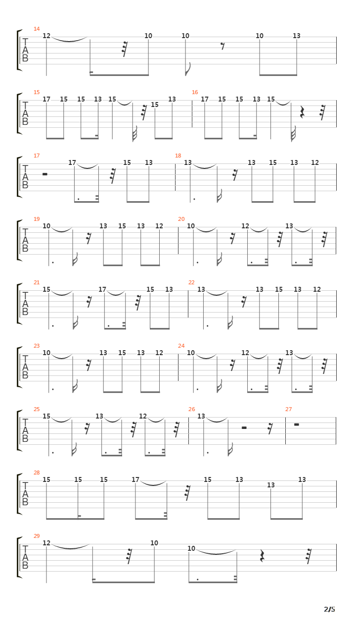 喜欢你吉他谱