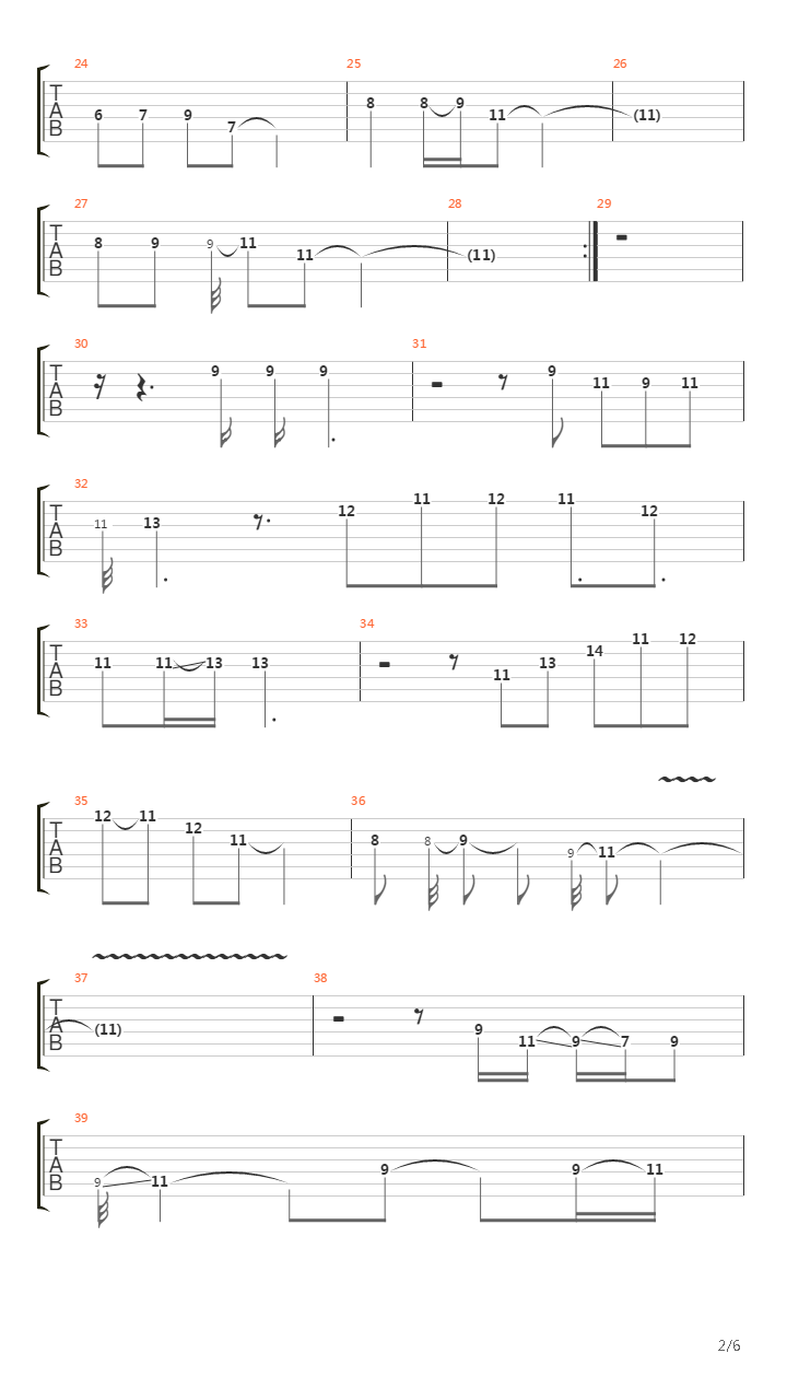 Hills Of Eternity（带鼓声）吉他谱