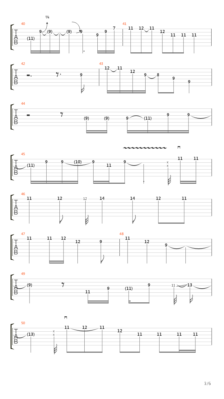 Hills Of Eternity（带鼓声）吉他谱