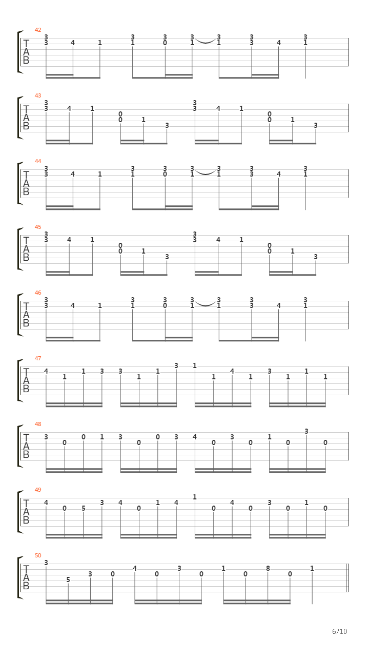 Croatian Rhapsody(克罗地亚狂想曲)吉他谱