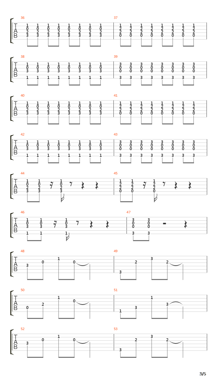 喜欢你吉他谱