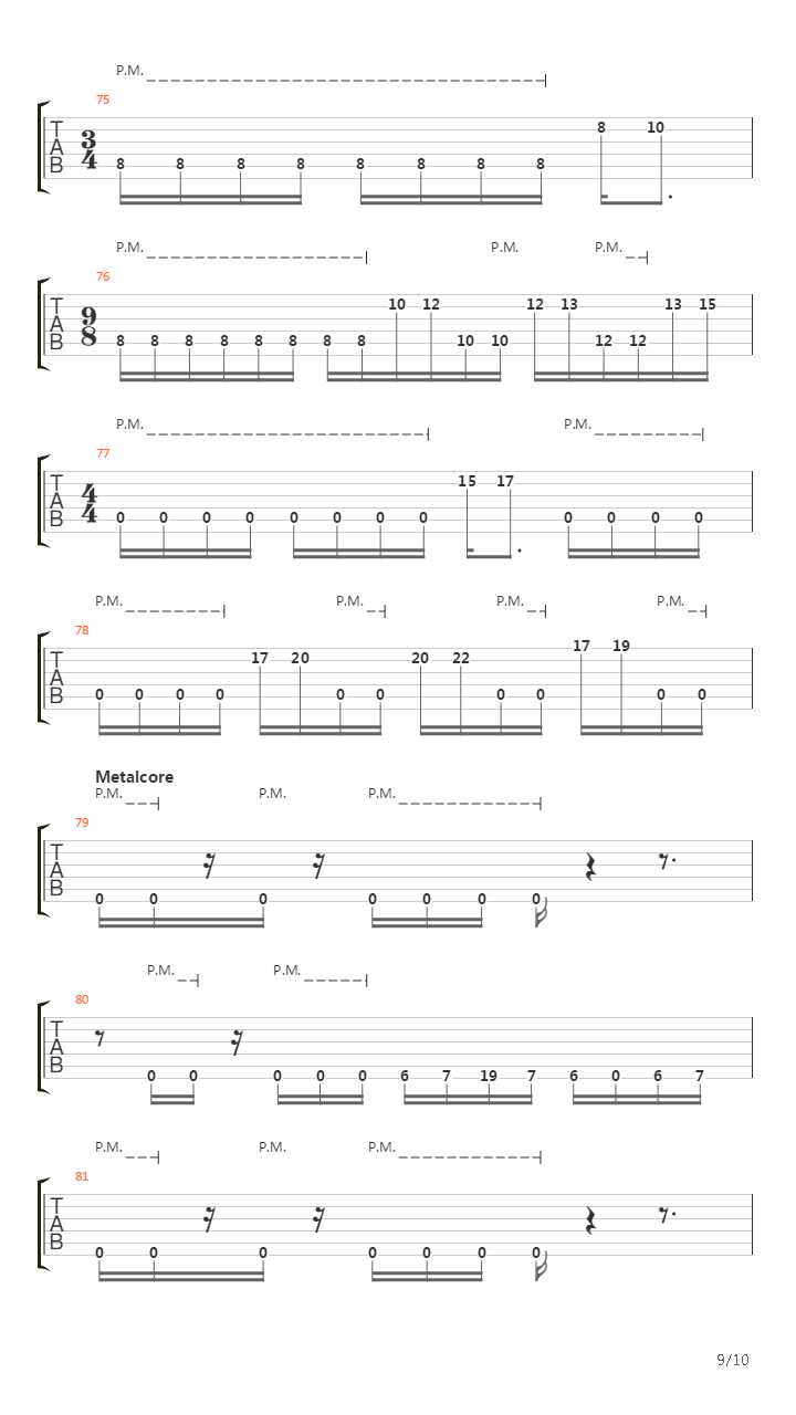 10 Genres of Metal in 3 Minutes吉他谱