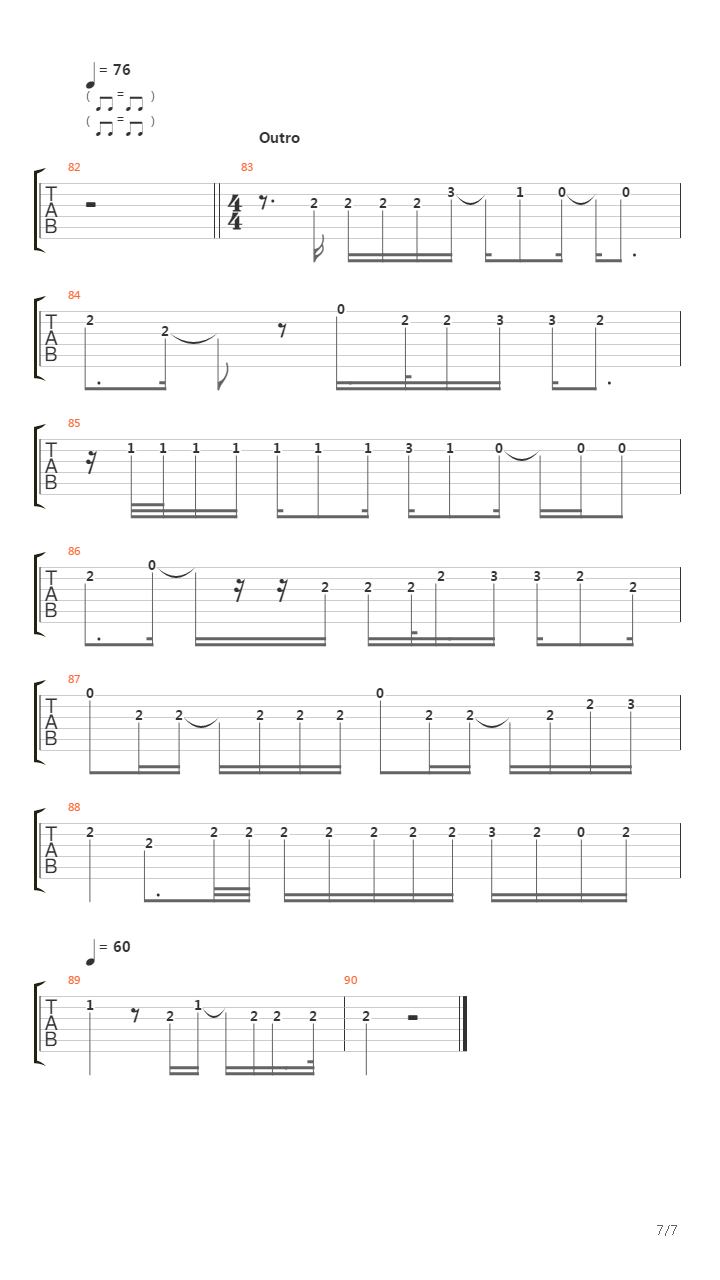 816 Am吉他谱