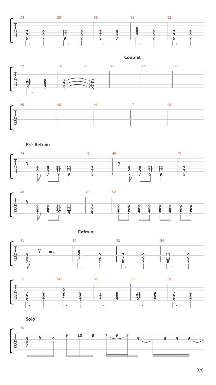 Angel吉他谱