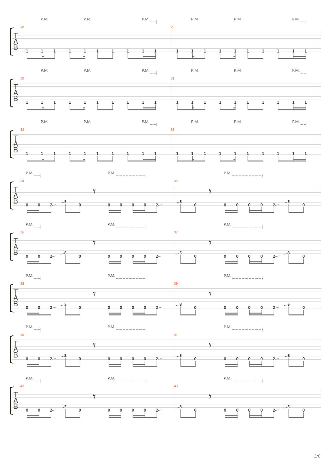 Anti-Pattern吉他谱