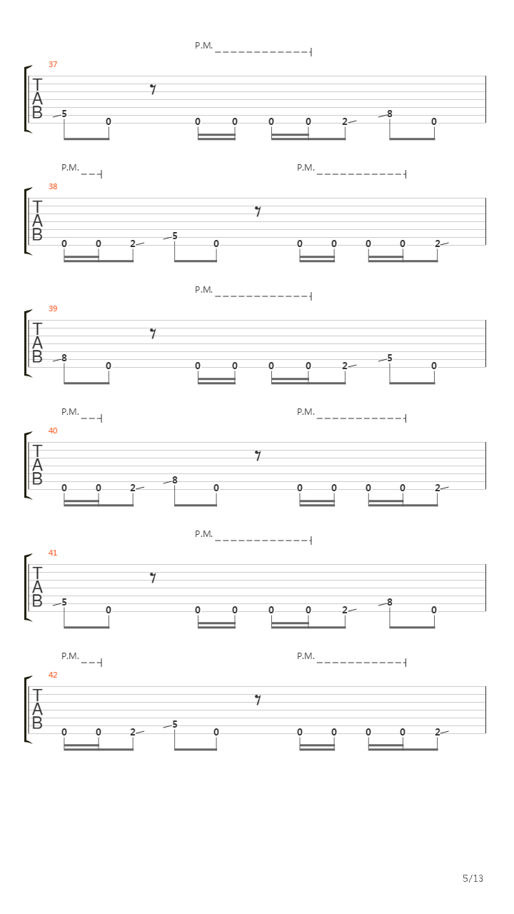 Anti-Pattern吉他谱