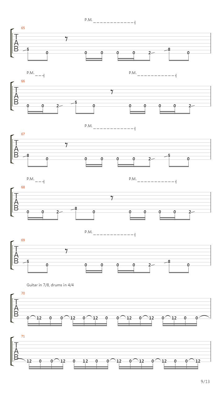 Anti-Pattern吉他谱