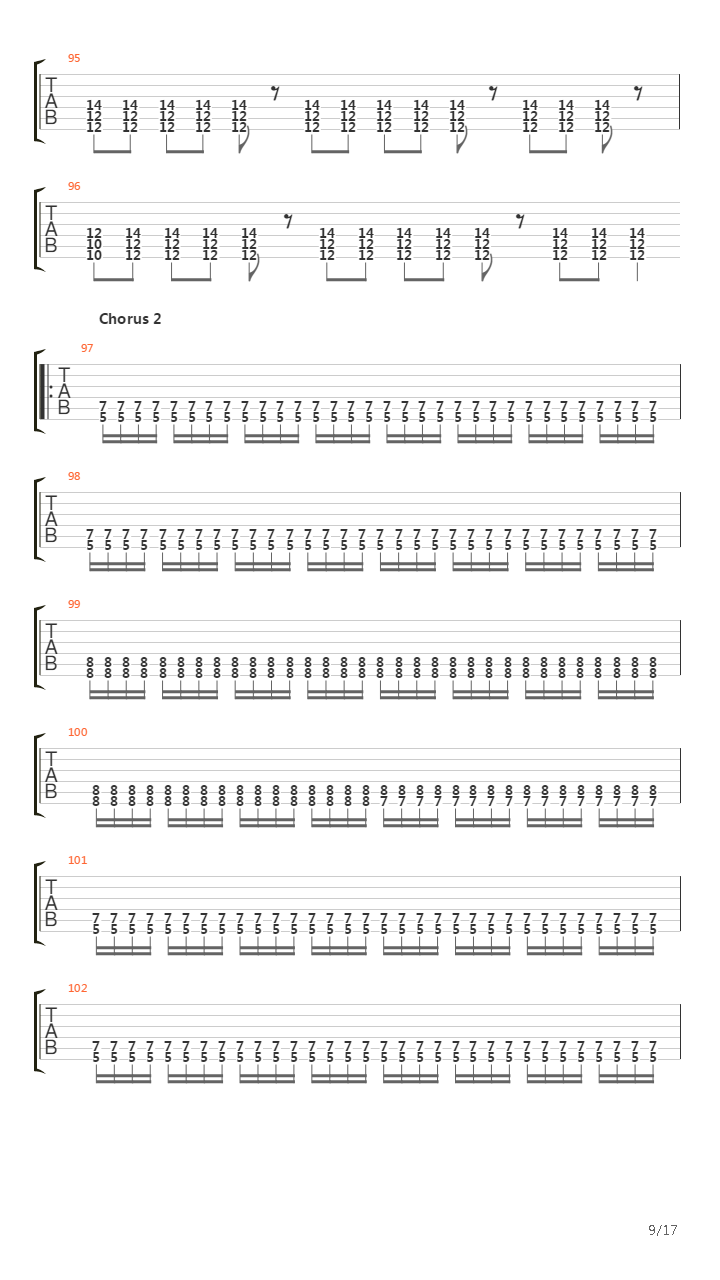 Into The Painted Grey吉他谱