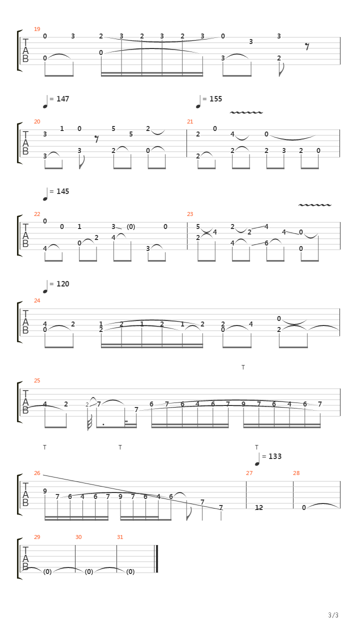 Coming Bach吉他谱