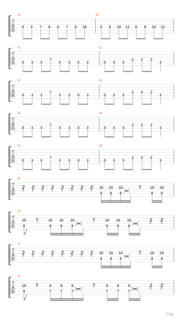 The Martyr吉他谱