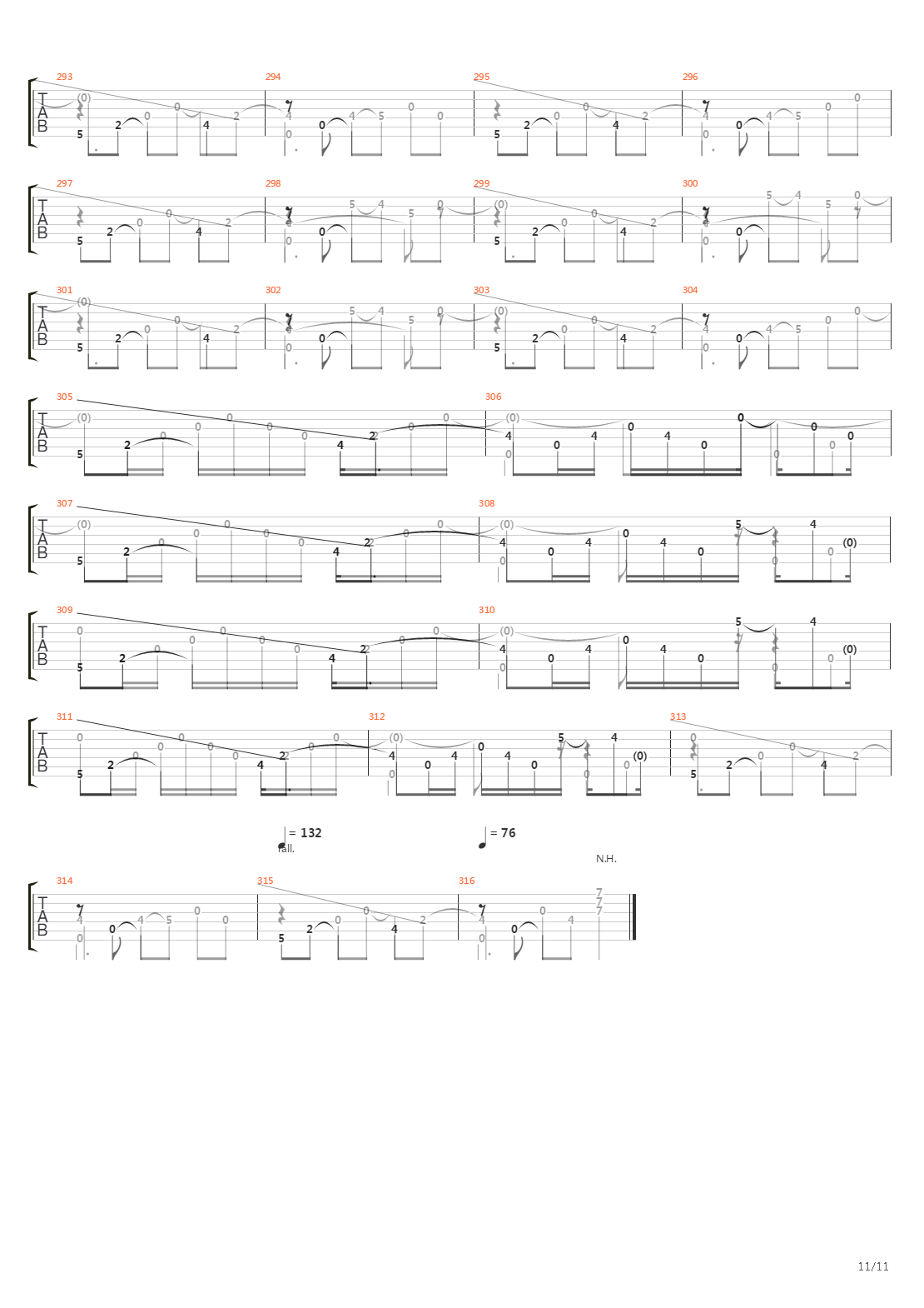 Turning Turning Back吉他谱