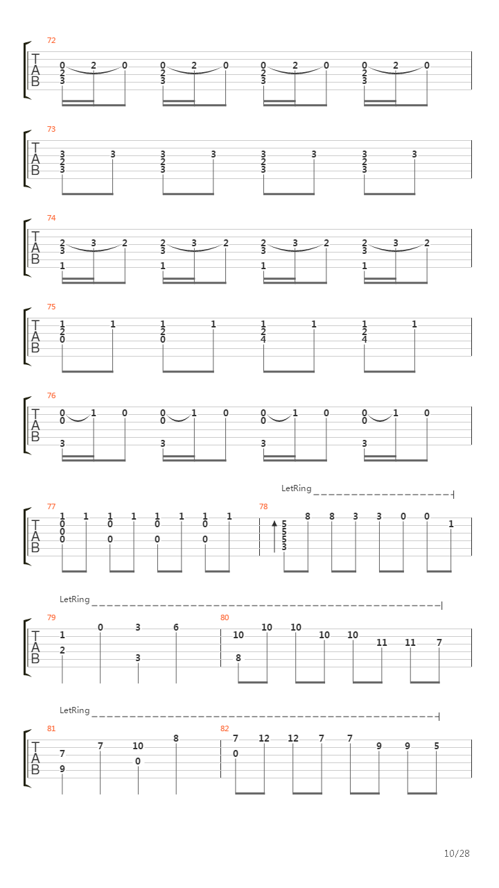 Concerto No 4 In F Minor Op 8 Rv 297 Winter吉他谱