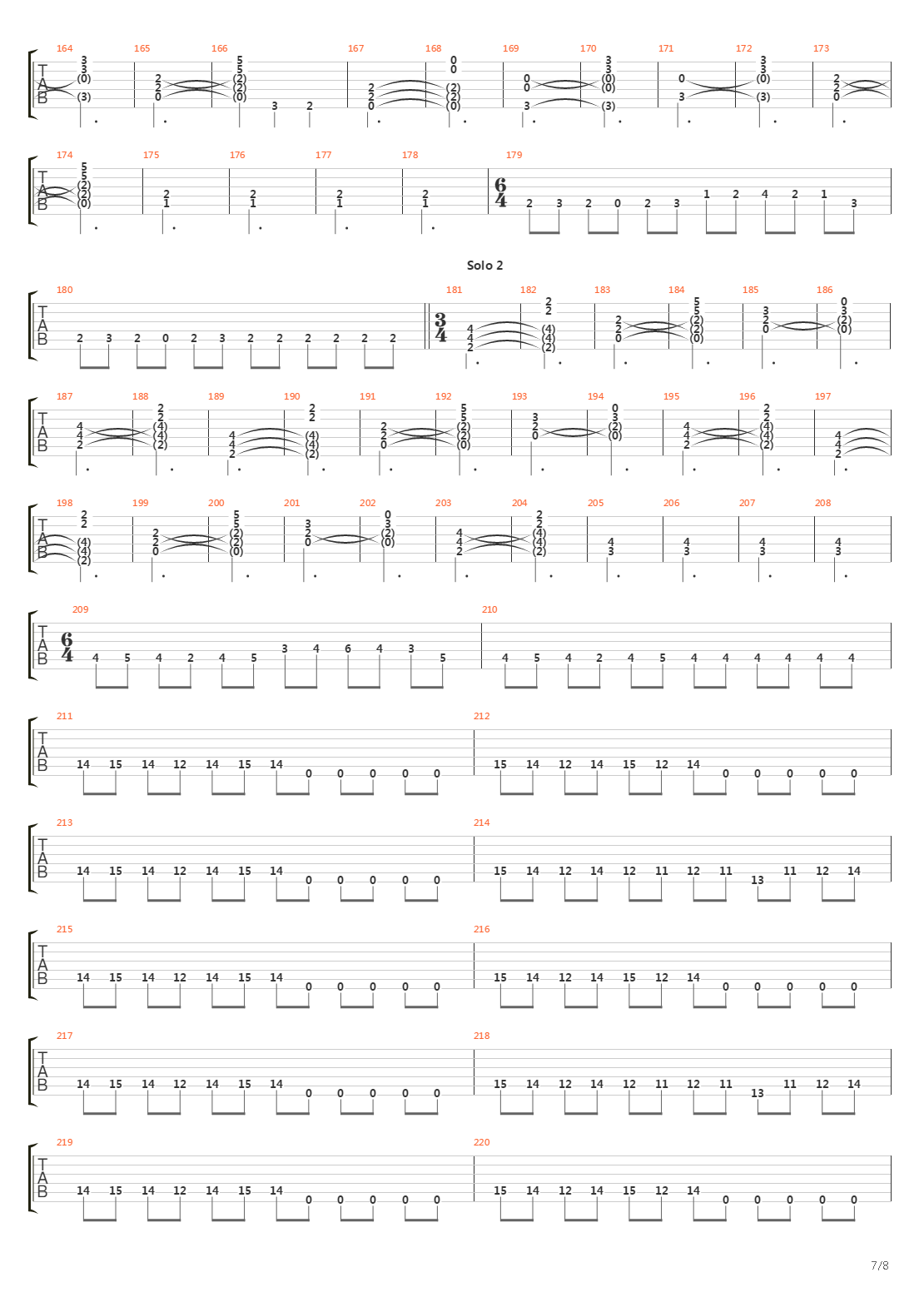 The Illustrated Man吉他谱
